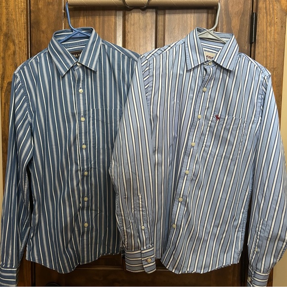 Two Ezra Fitch Men’s Long Sleeve Shirts Size Small - Picture 1 of 5